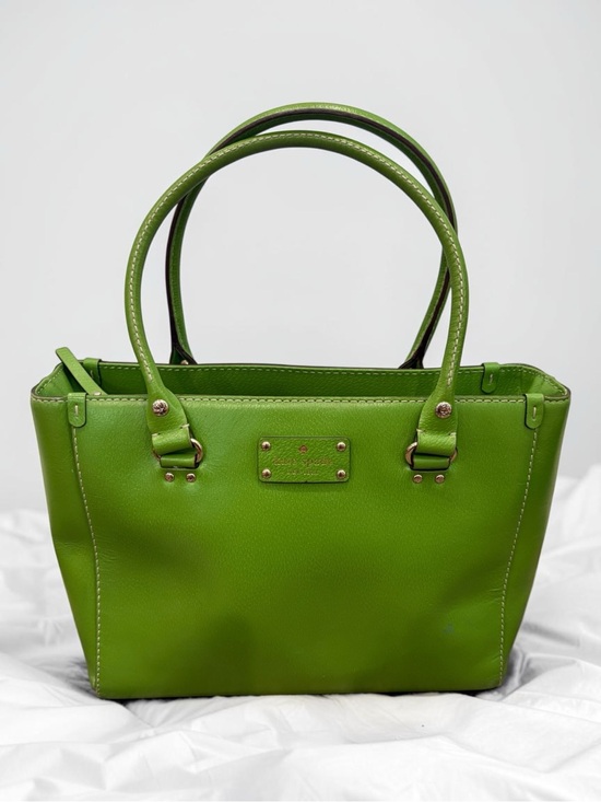 kate spade Handbags - Kate Spade Wellesley Quinn Vine Green Leather Satchel Tote Bag WKRU1428 Emerald